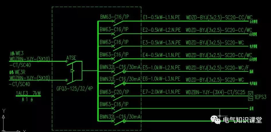 配電箱系統圖中的字母是什么意思？教你如何閱讀配電箱系統圖！